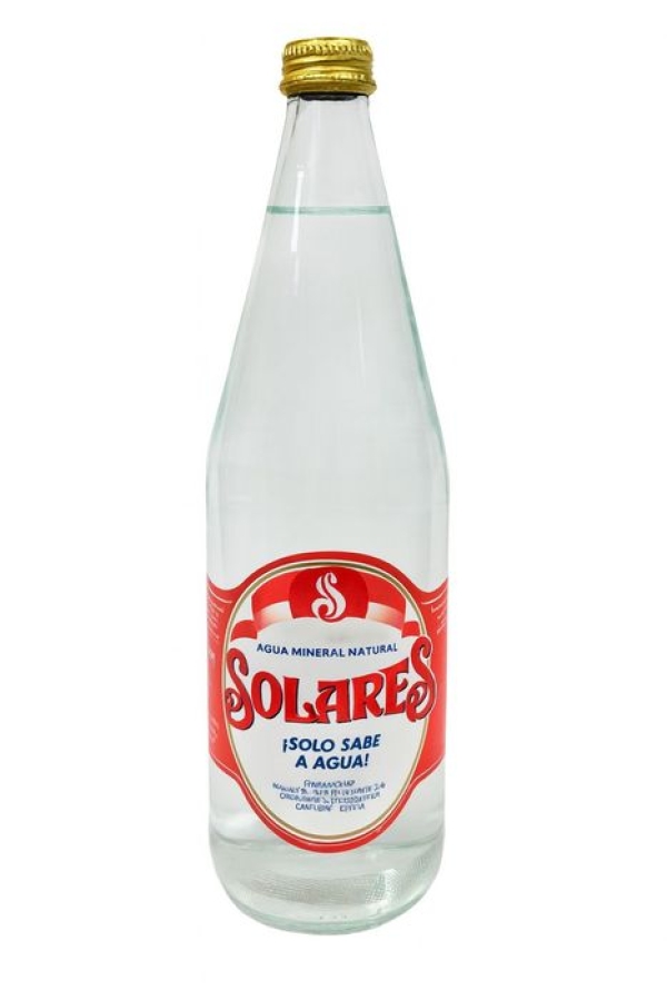 AGUA SOLARES 1 L. CRISTAL C/12 Un.